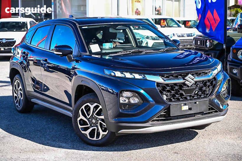 Blue 2025 Suzuki Fronx SUV HYBRID F