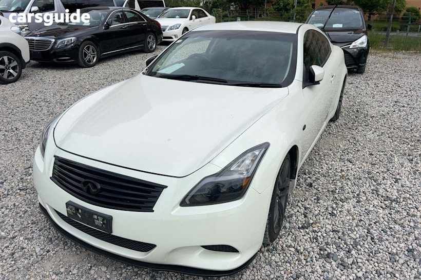 White 2008 Nissan Skyline Coupe INFINITI G37 (CKV36) 2DR COUPE 5SP AUTO 3.7I