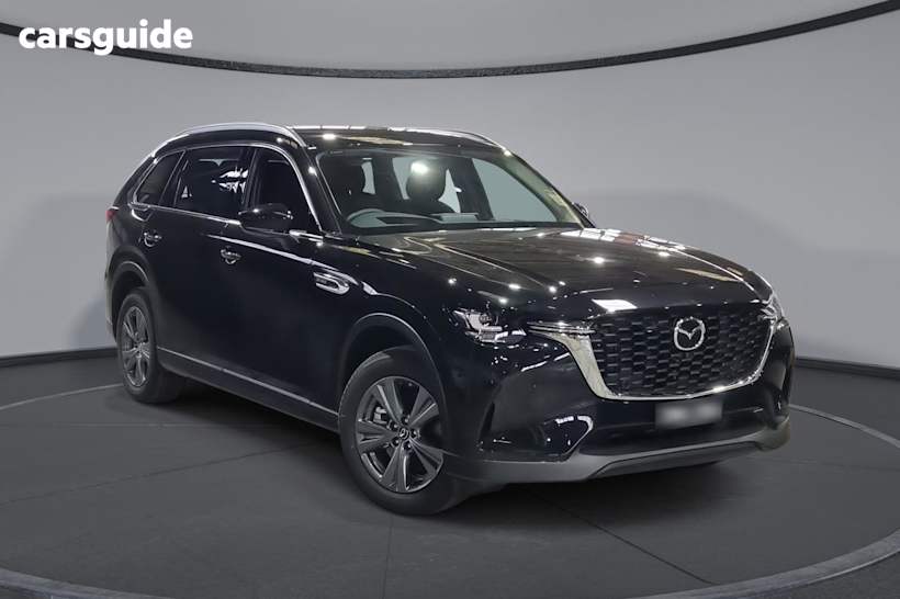 Black 2025 Mazda CX-80 SUV G40E PURE 4X4