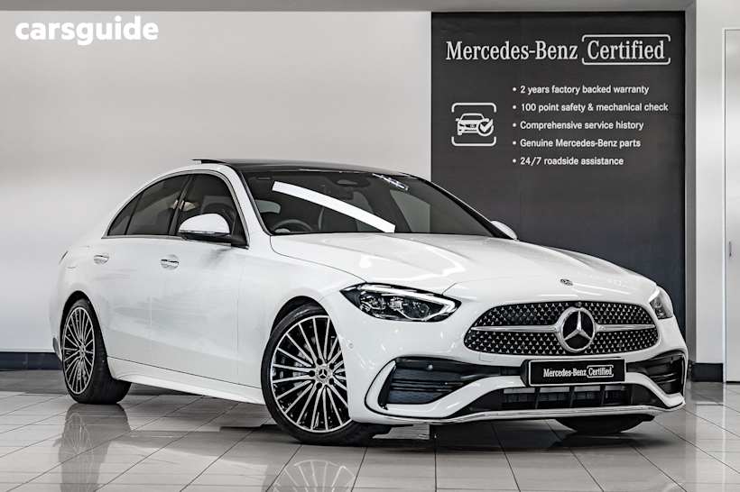 White 2022 Mercedes-Benz C200 Sedan Edition C Mhev