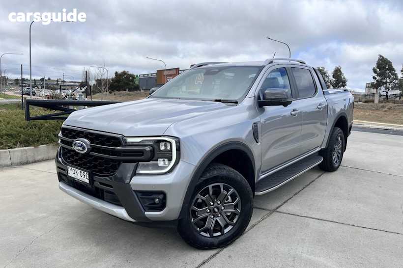 Silver 2024 Ford Ranger Ute Tray WILDTRAK 4X4