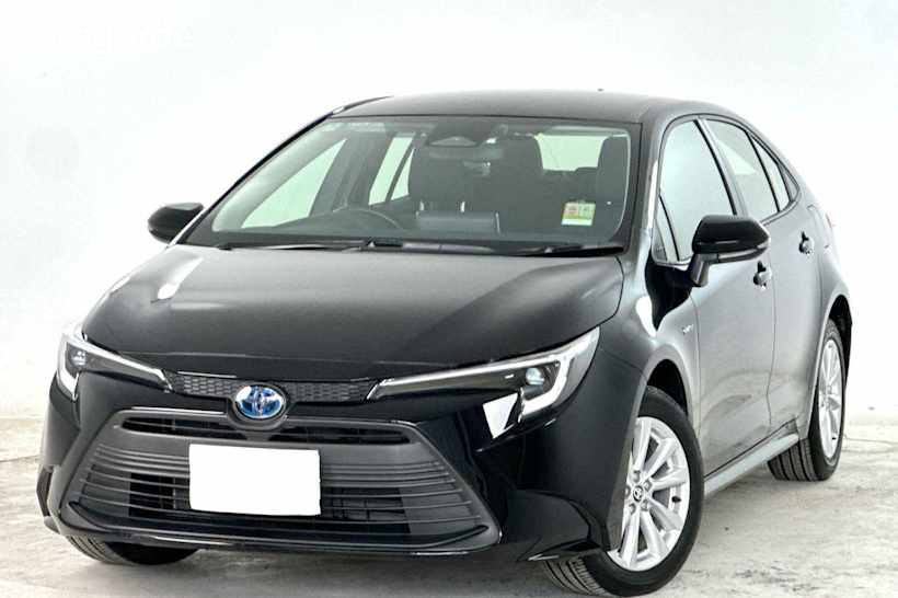 Black 2024 Toyota Corolla Sedan ASCENT SPORT HYBRID F
