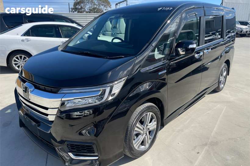 Black 2019 Honda Stepwgn SUV SPADA HYBRID