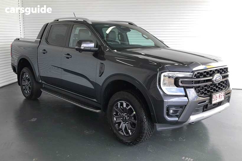 Grey 2024 Ford Ranger Ute Tray WILDTRAK 4X4