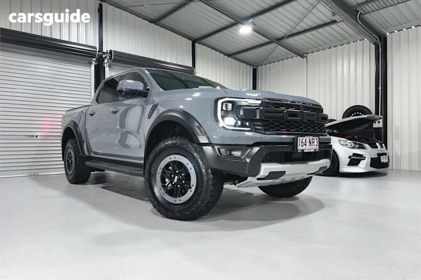 Grey 2023 Ford Ranger Ute Tray RAPTOR 4X4