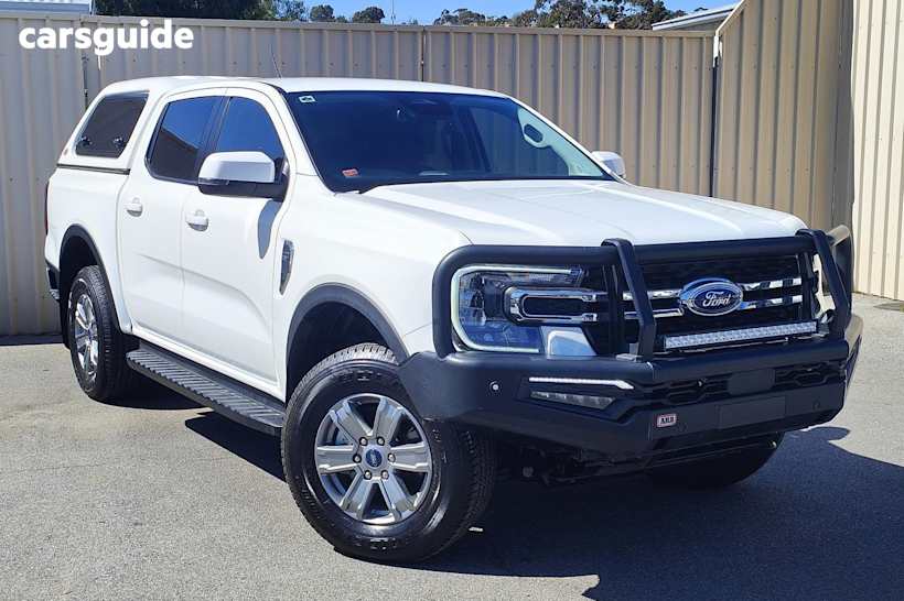 White 2022 Ford Ranger Ute Tray XLT 4X4