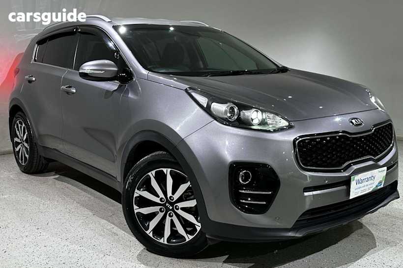 Grey 2017 Kia Sportage SUV SLI F