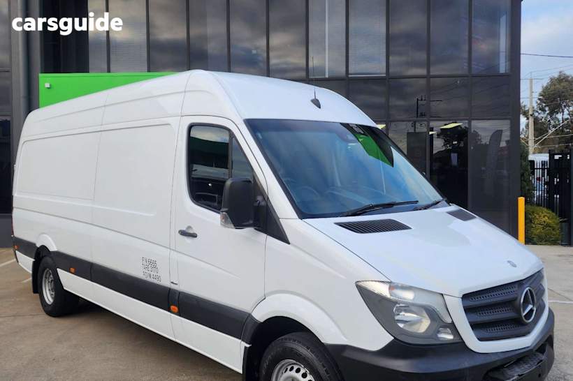 White 2015 Mercedes-Benz Sprinter Commercial 416CDI R
