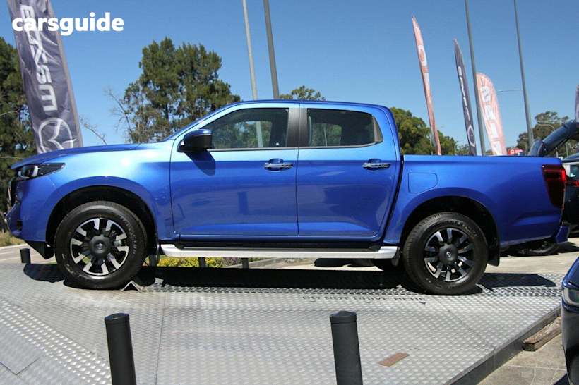 Blue 2025 Mazda BT-50 Ute Tray GT 4X4