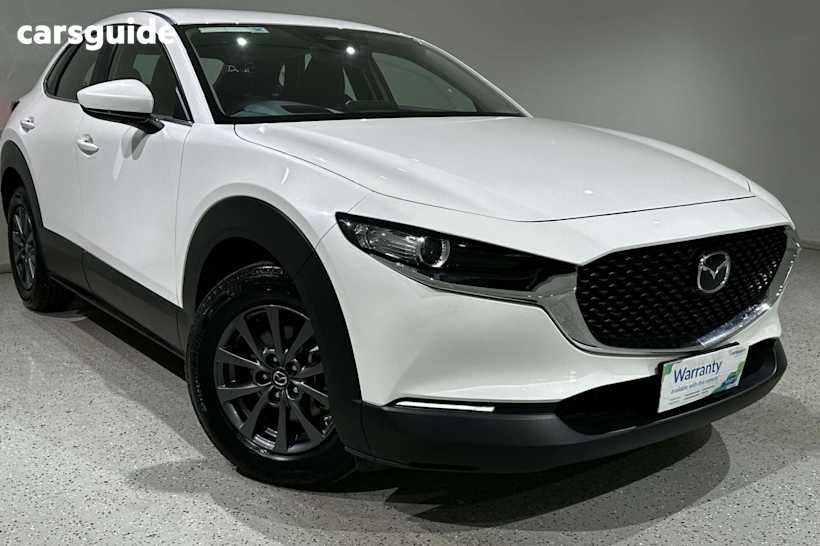 White 2023 Mazda CX-30 SUV G20 PURE F