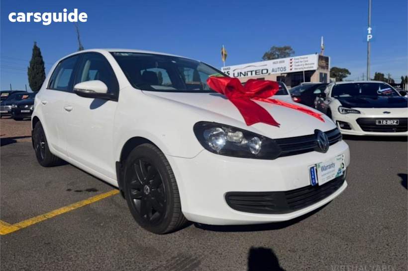White 2010 Volkswagen Golf Hatch 118TSI COMFORTLINE F