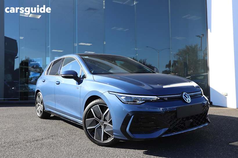 Blue 2025 Volkswagen Golf Hatchback R-Line