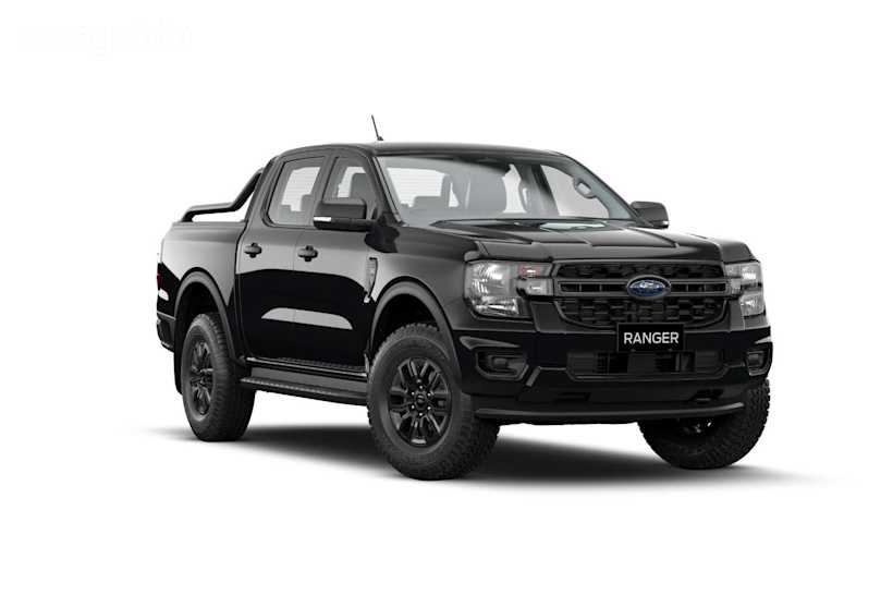 Black 2024 Ford Ranger Ute Tray BLACK EDITION 4X4