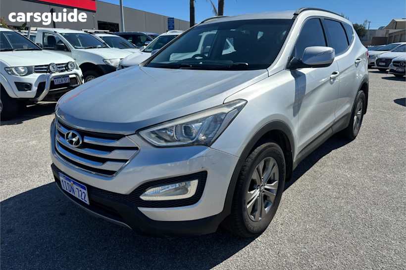 Silver 2013 Hyundai Santa FE Wagon Active Crdi (4X4)