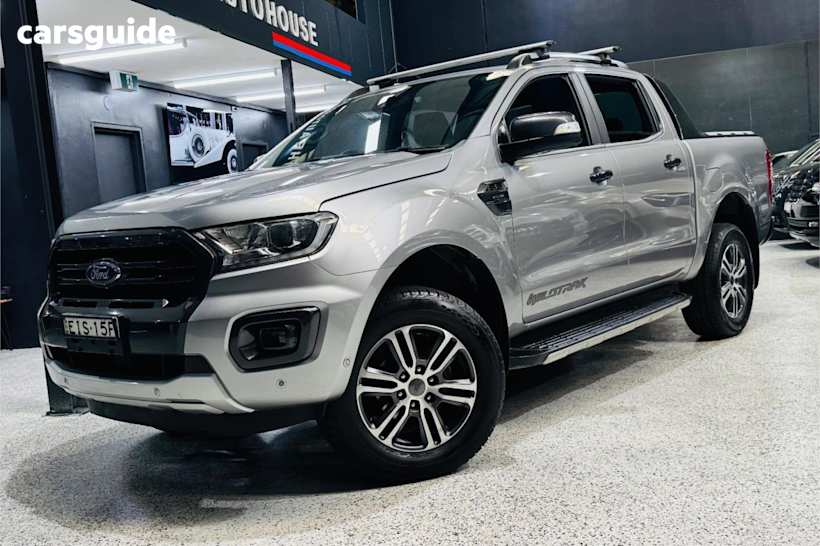 Silver 2020 Ford Ranger Ute Tray WILDTRAK 4X4
