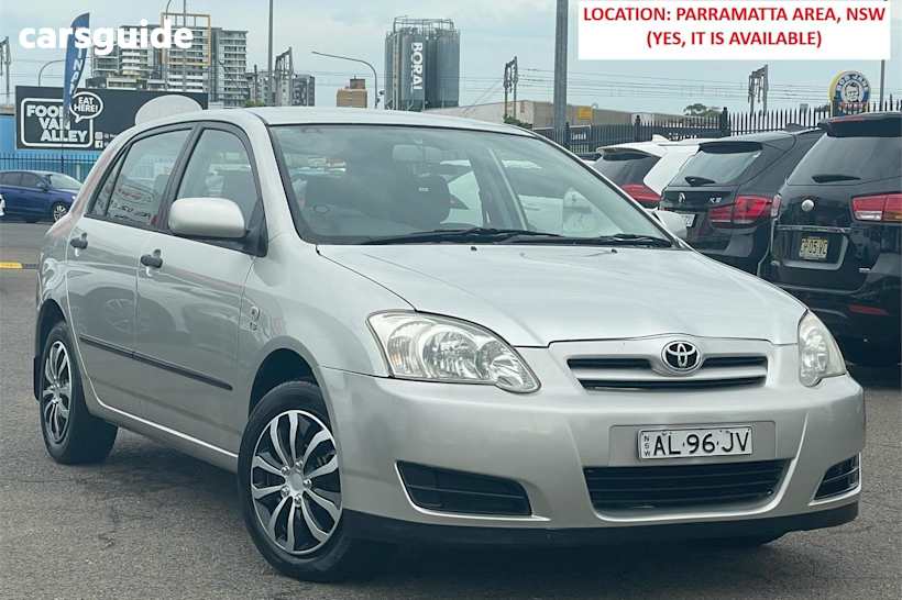 Silver 2005 Toyota Corolla Hatch ASCENT F