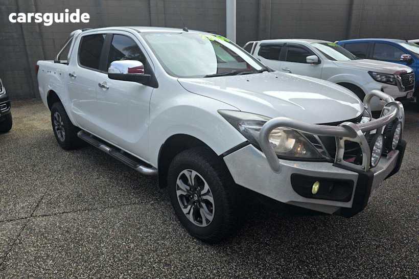 White 2017 Mazda BT-50 Dual Cab Utility Gt (4X4)