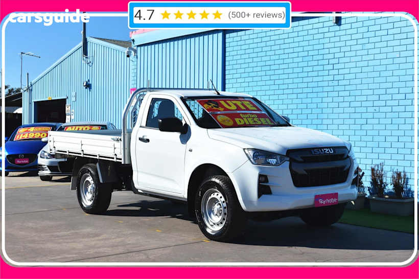 White 2021 Isuzu D-MAX Ute Tray SX HIGH RIDE R