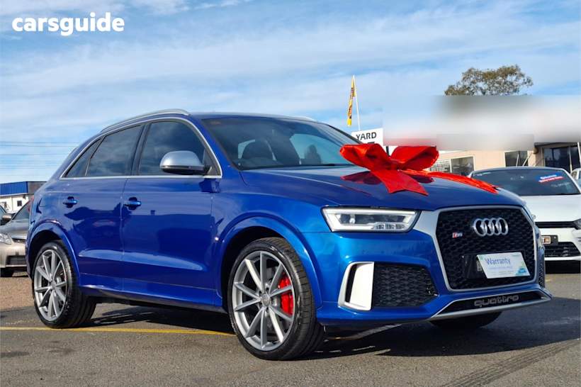 Blue 2016 Audi RS Q3 SUV 4WD