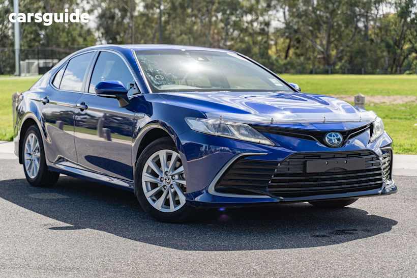 Blue 2021 Toyota Camry Sedan ASCENT F