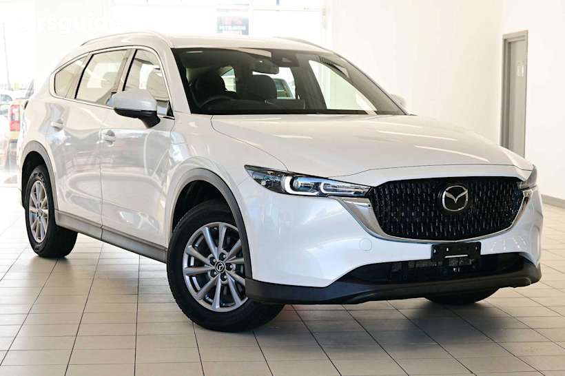 White 2023 Mazda CX-8 SUV G25 SPORT F