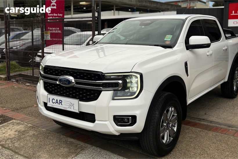 White 2022 Ford Ranger Ute Tray XLT 4X4