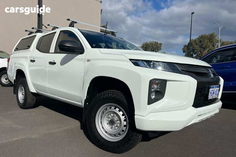 White 2020 Mitsubishi Triton Double Cab Pick Up Glx Adas