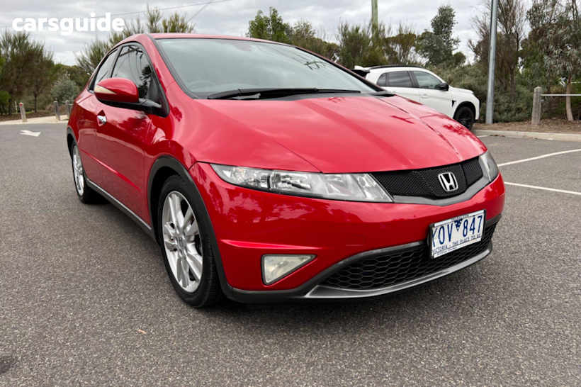 Red 2011 Honda Civic Hatch SI F