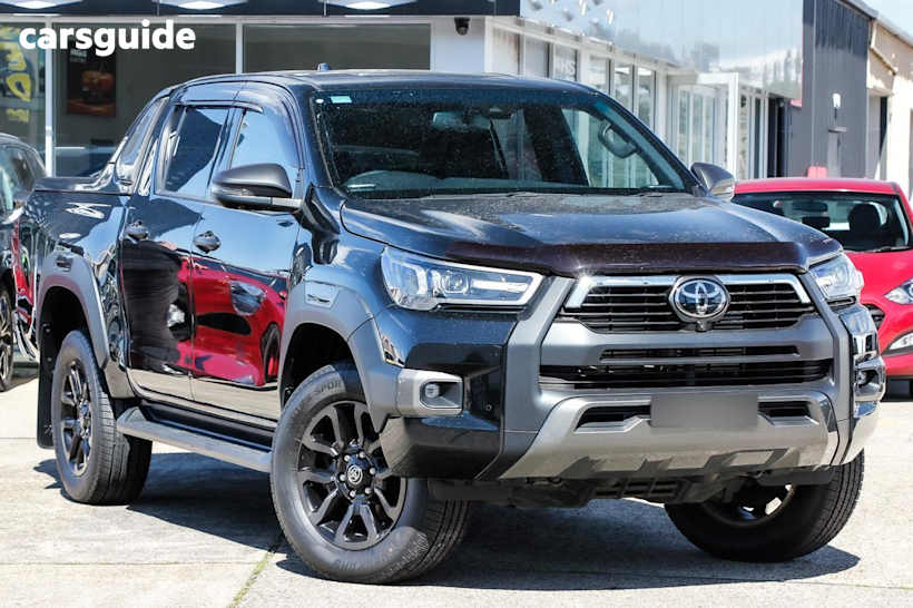Black 2022 Toyota Hilux Double Cab Pick Up Rogue (4X4)