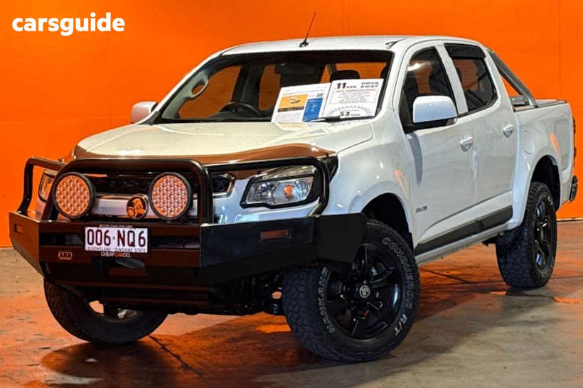 White 2014 Holden Colorado Crew Cab Pickup Ls (4X2)
