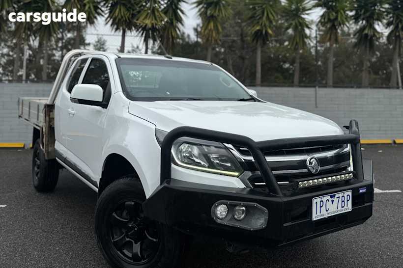 White 2018 Holden Colorado Space Cab Chassis Ls (4X4)
