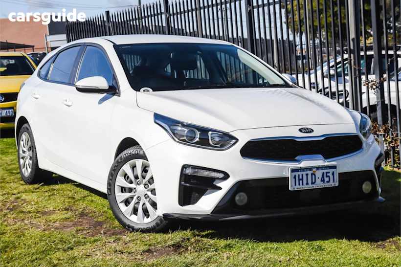 White 2021 Kia Cerato Hatch S F