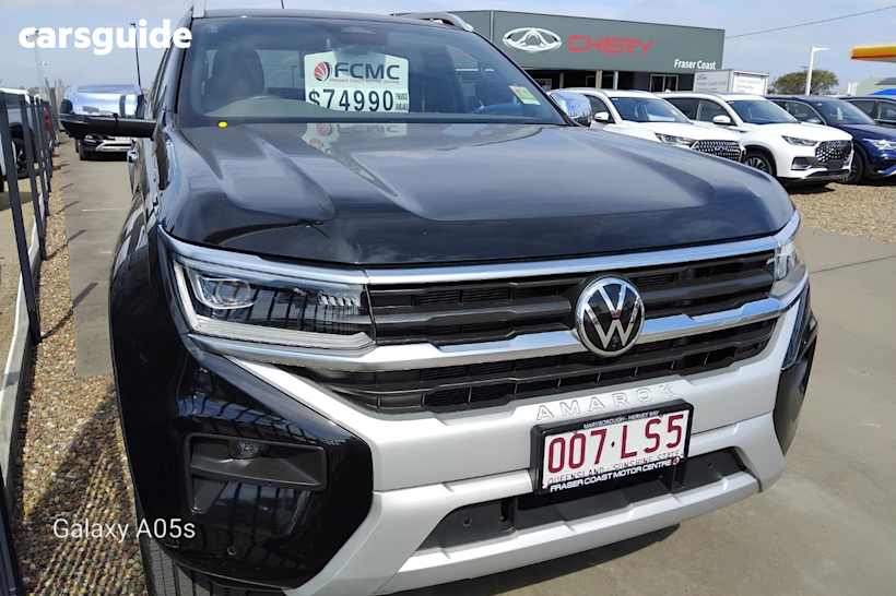 Black 2024 Volkswagen Amarok Ute Tray TSI452 AVENTURA 4X4