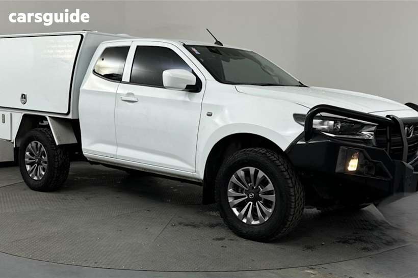 White 2021 Mazda BT-50 Ute Tray XT 4X4