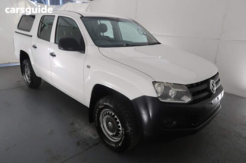 White 2014 Volkswagen Amarok Ute Tray TDI340 R