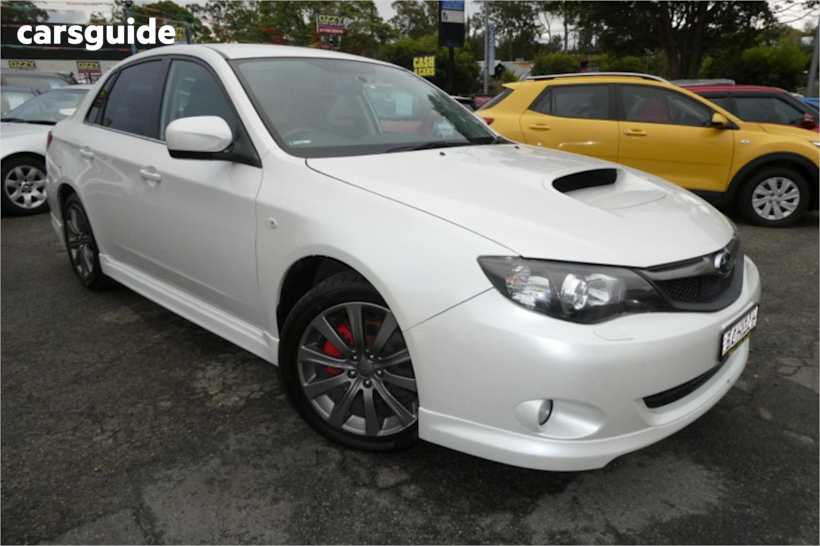 White 2010 Subaru Impreza Sedan Wrx (Awd)