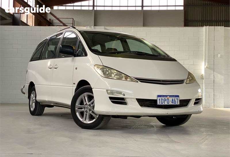White 2005 Toyota Tarago Wagon Glx