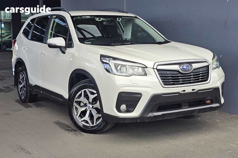 White 2019 Subaru Forester SUV 2.5I 4WD