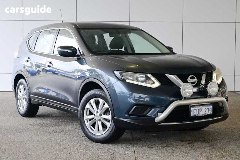 Blue 2015 Nissan X-Trail SUV ST F