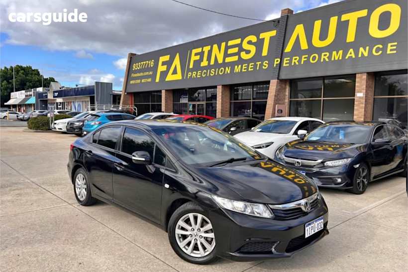 Black 2012 Honda Civic Sedan Vti