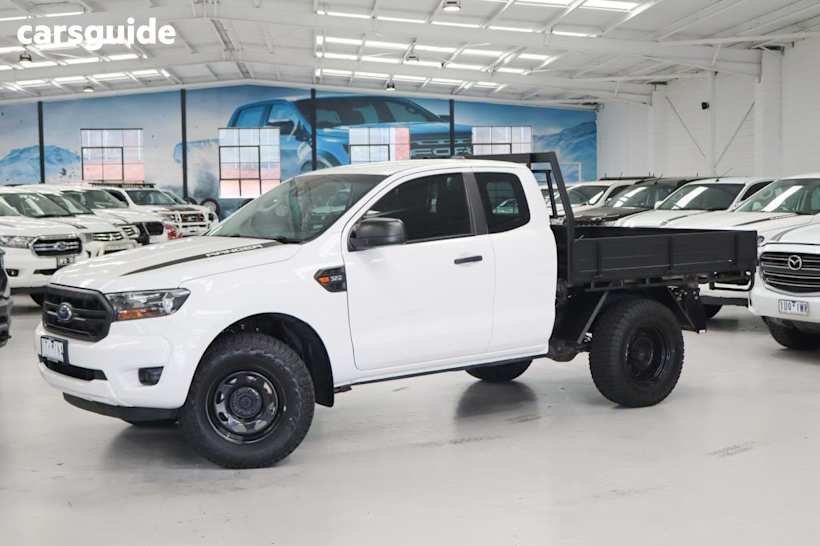 White 2021 Ford Ranger Super Cab Chassis Xl 3.2 (4X4)