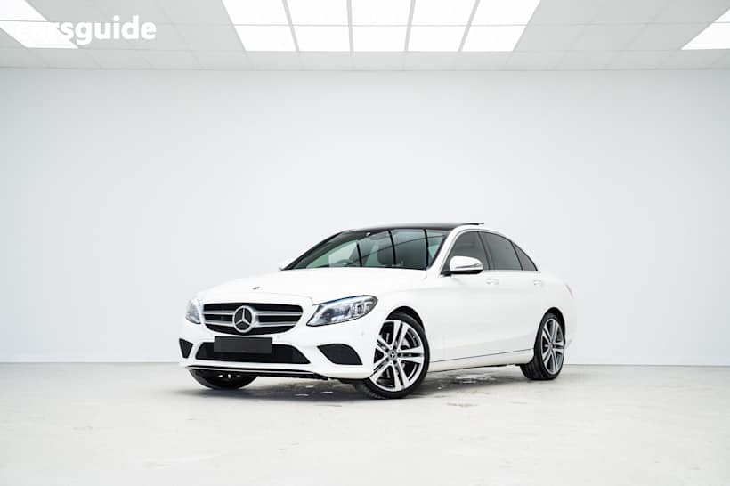 White 2019 Mercedes-Benz C-CLASS Sedan C300 R