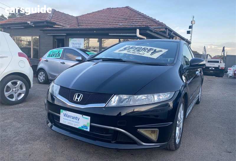 Black 2009 Honda Civic Hatchback Si