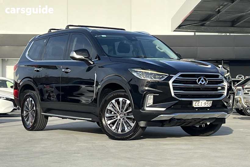 Black 2019 LDV D90 Wagon Luxe (4Wd) Terrain Selection