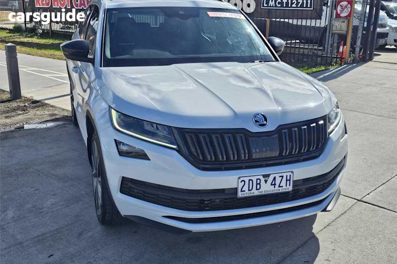 White 2020 Skoda Kodiaq Wagon 132 Tsi Sportline (4X4)