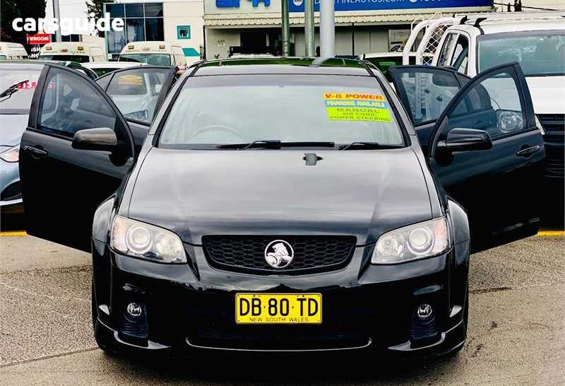 Black 2011 Holden Commodore Sedan Ss-V