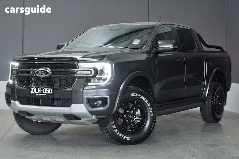 Grey 2024 Ford Ranger Ute Tray TREMOR 4X4
