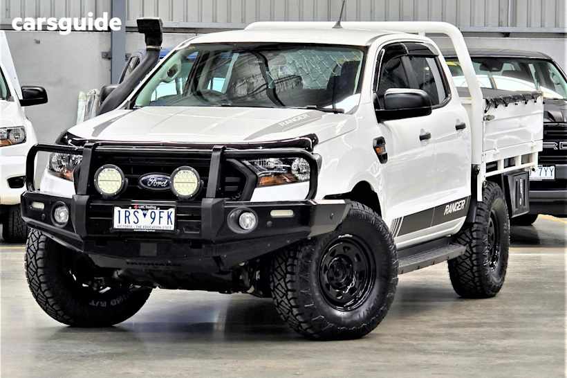 White 2021 Ford Ranger Ute Tray XL 4X4