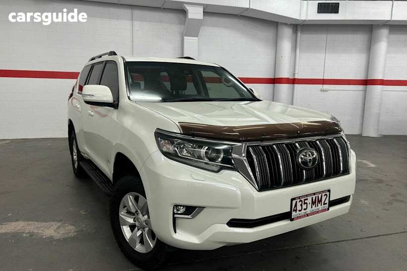 White 2019 Toyota Landcruiser Prado Wagon Gxl (4X4)