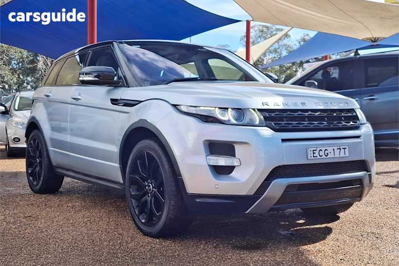 Silver 2012 Land Rover Range Rover Evoque SUV SI4 PRESTIGE 4X4